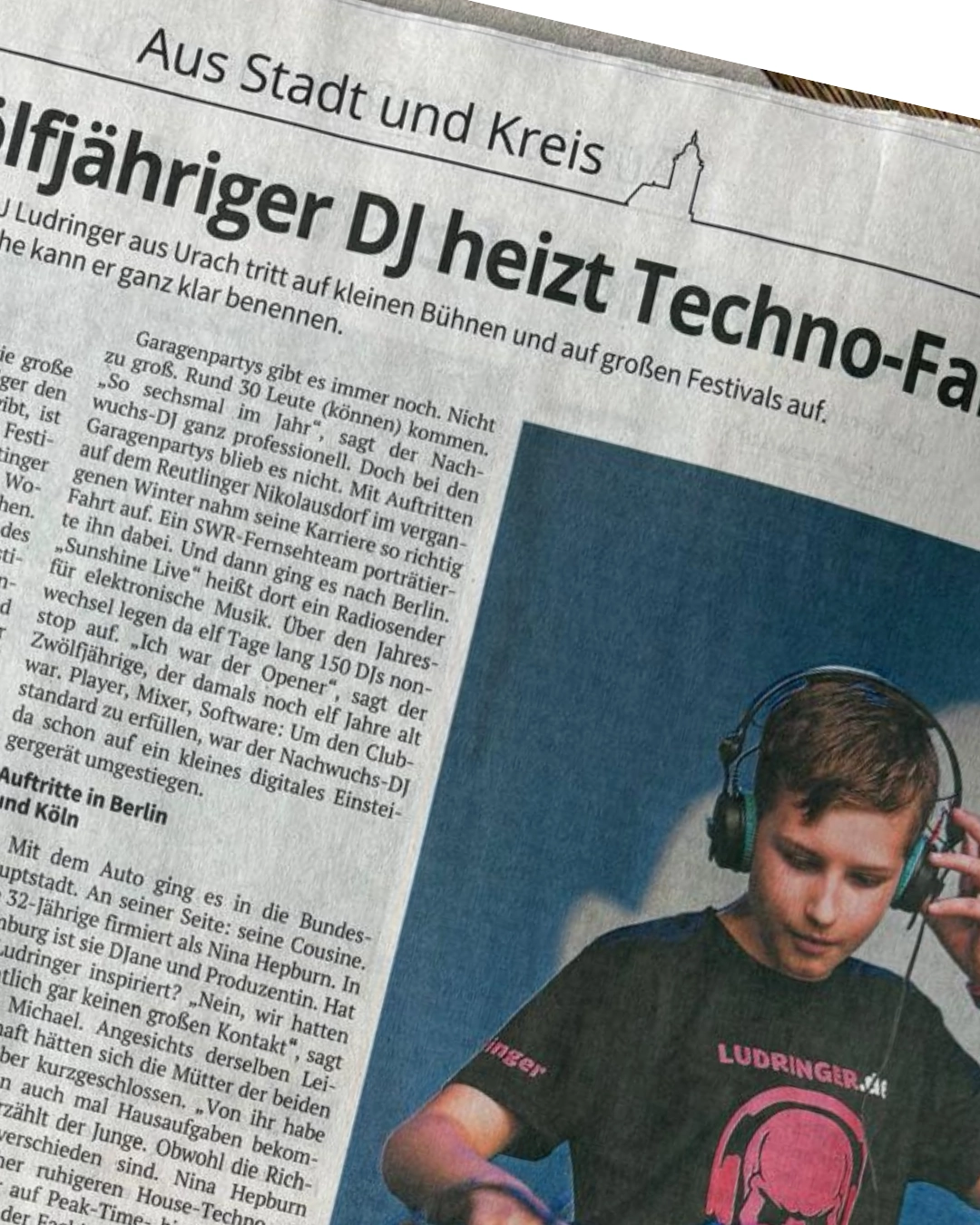 Ludringer in der Pesse und den Medien