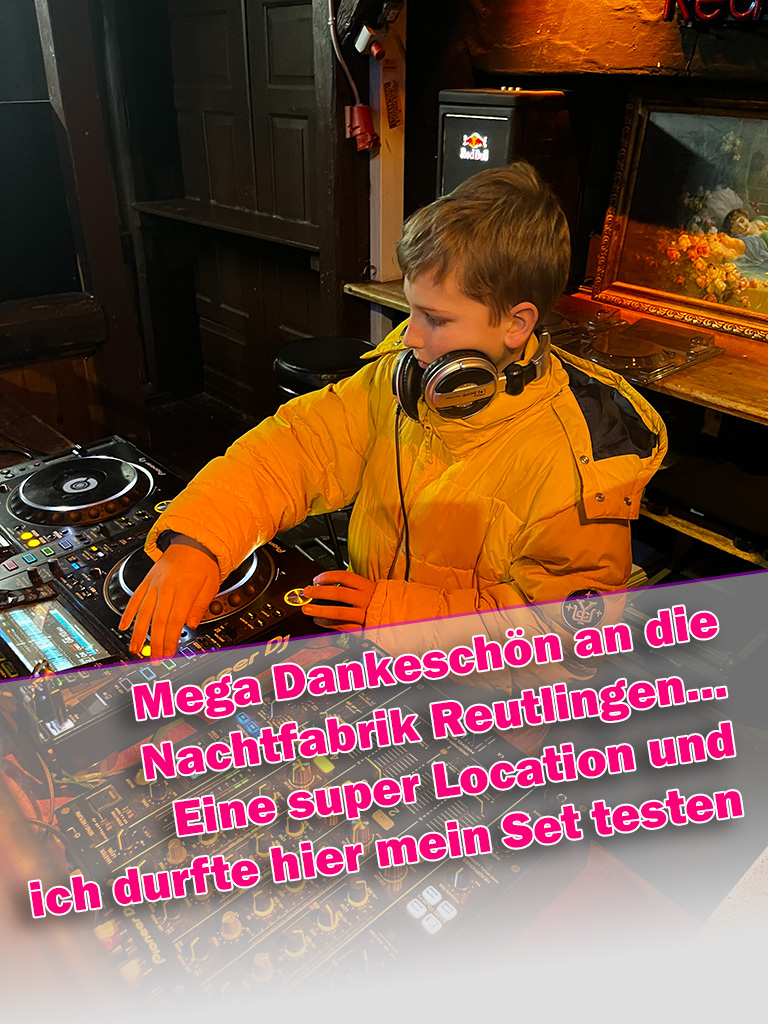 Vielen Dank an die Nachtfabrik Reutlingen - ein Laden, in dem ich Resident werden will - DJ ludringer