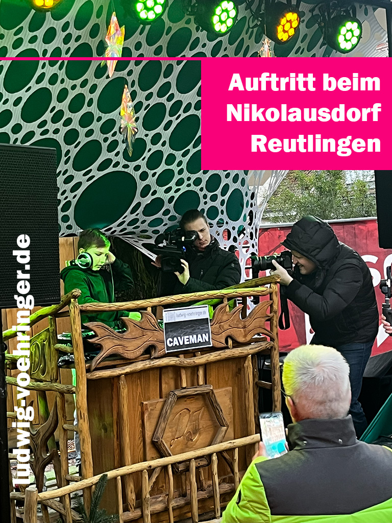 DJ ludringer beim Nikolausdorf Reutlingen