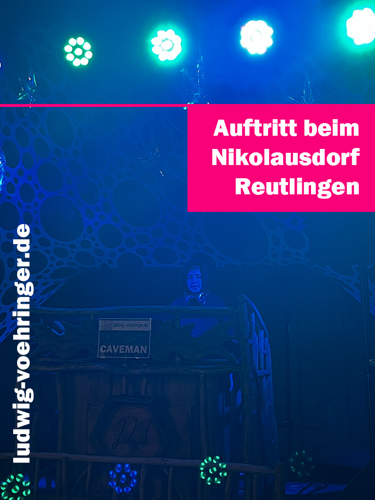 DJ ludringer beim Nikolausdorf Reutlingen